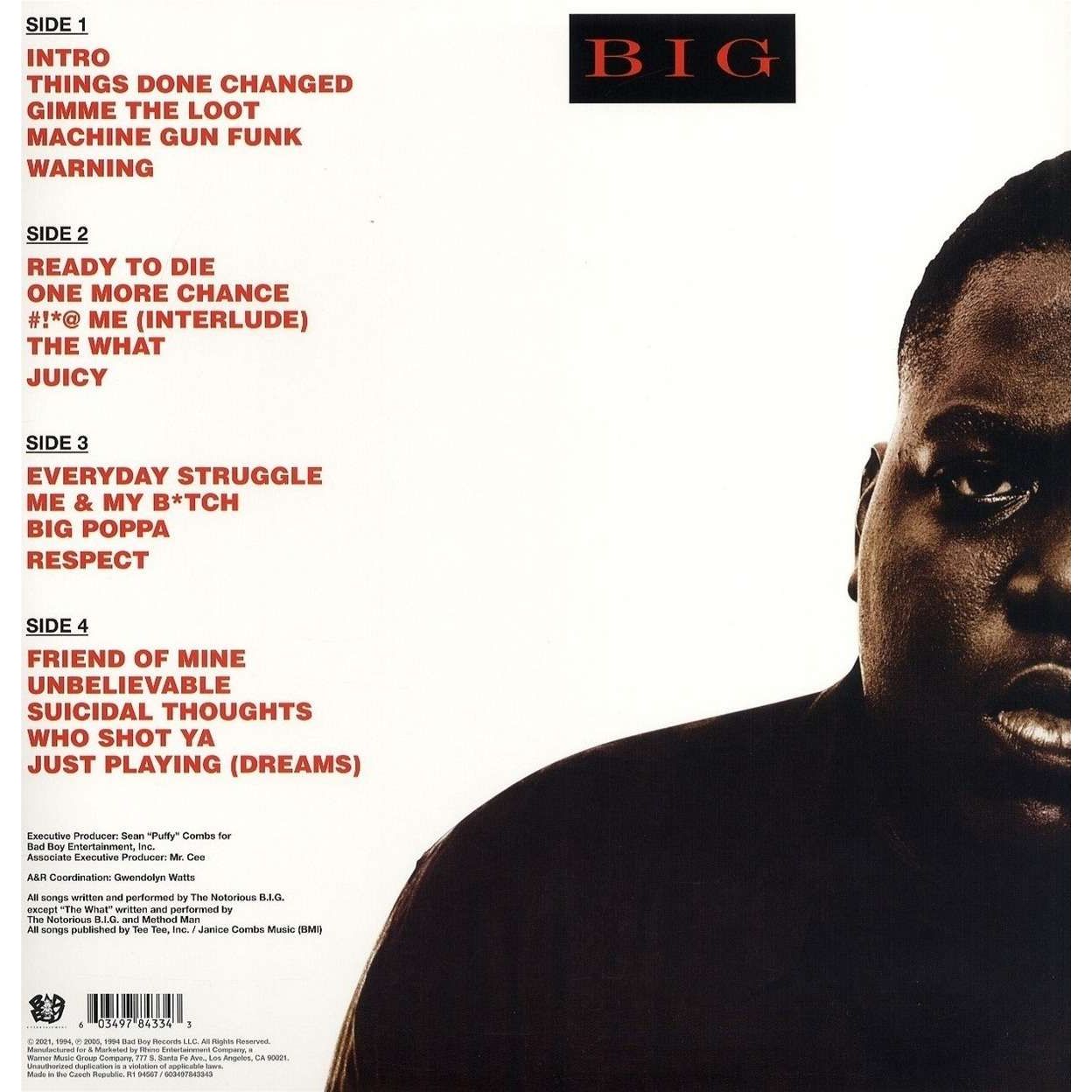 The Notorious B.I.G.: Ready to Die | LP | 2-Vinyl Records