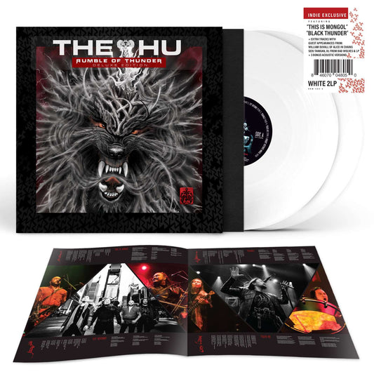 The Hu (Mongolia): Rumble Of Thunder | Limited Indie Deluxe Edition | Solid White 2-Vinyl Records | LP