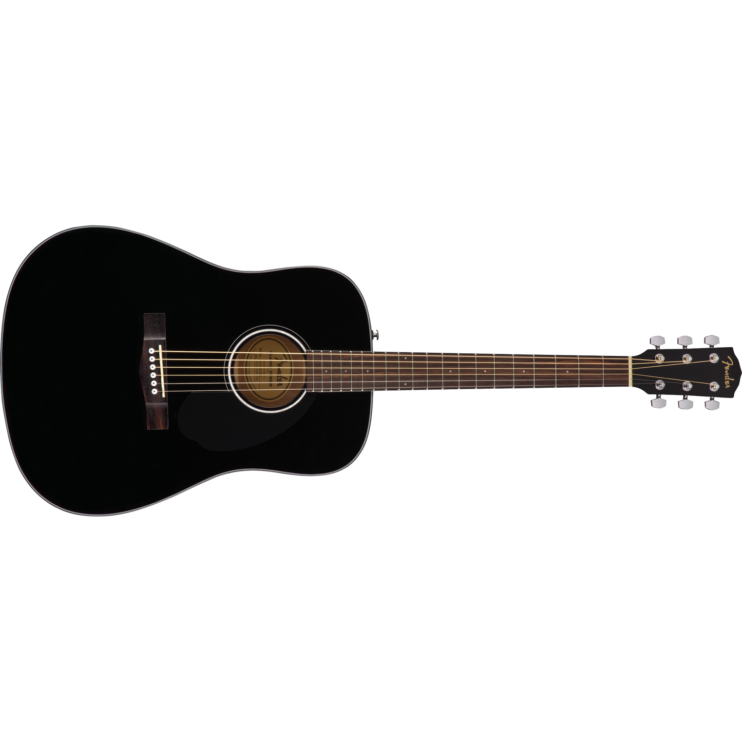 Fender CD-60S Dreadnought Acoustic Guitar | Walnut Fingerboard | Black