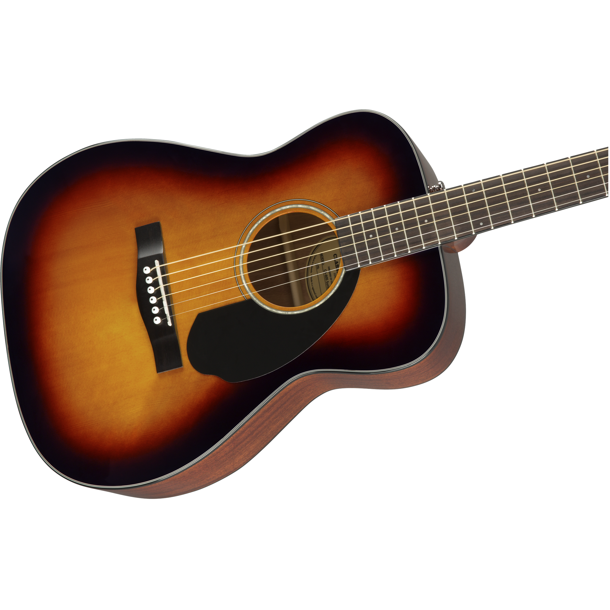 Fender CC-60S Concert Acoustic Guitar | Walnut Fingerboard | 3-Color Sunburst