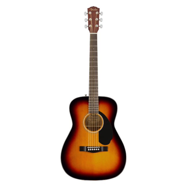 Fender CC-60S Concert Acoustic Guitar | Walnut Fingerboard | 3-Color Sunburst