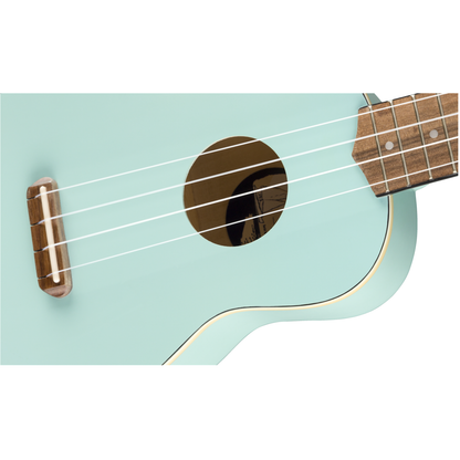 Fender Venice Soprano Ukulele | Walnut Fingerboard | Daphne Blue
