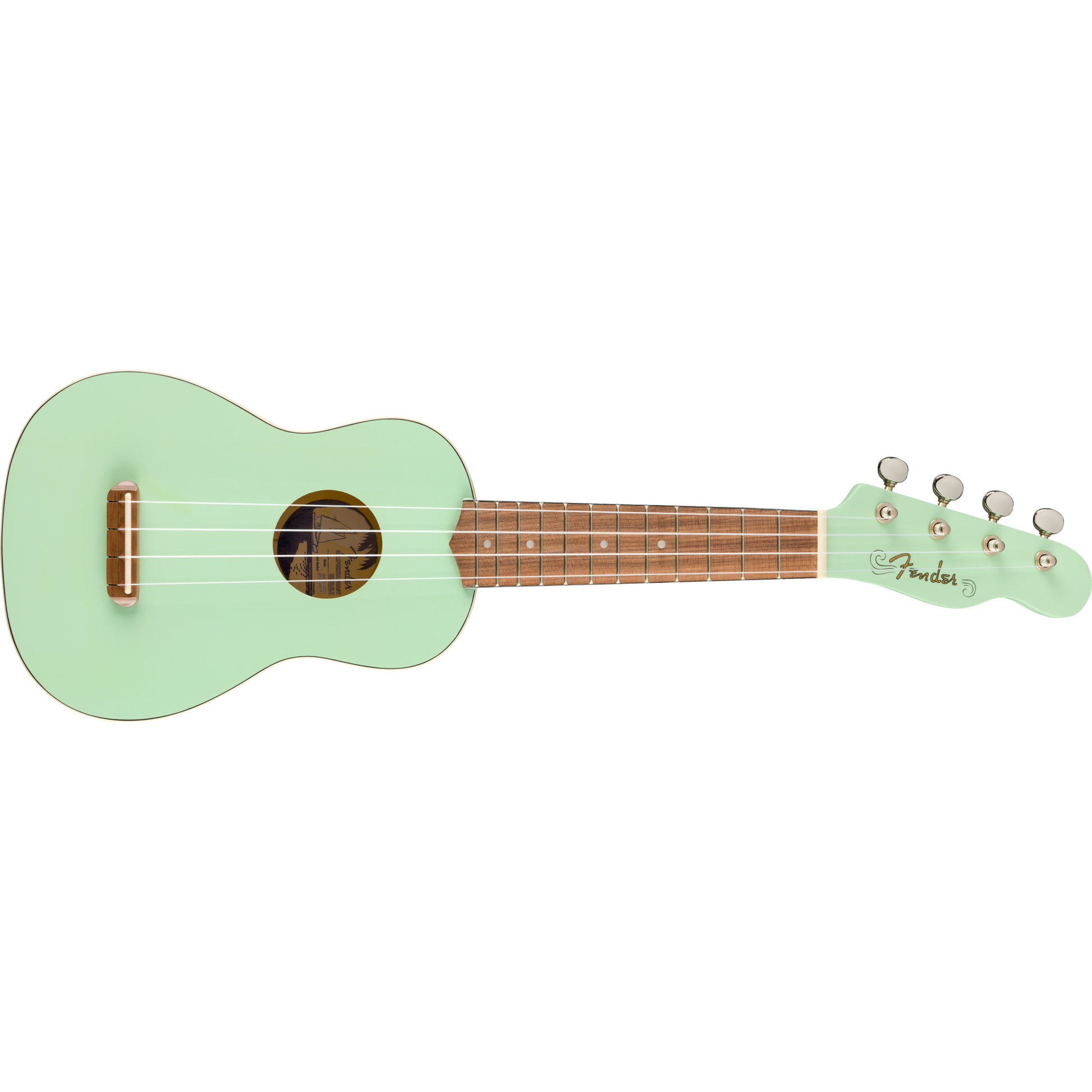 Fender Venice Soprano Ukulele, Walnut Fingerboard | Surf Green