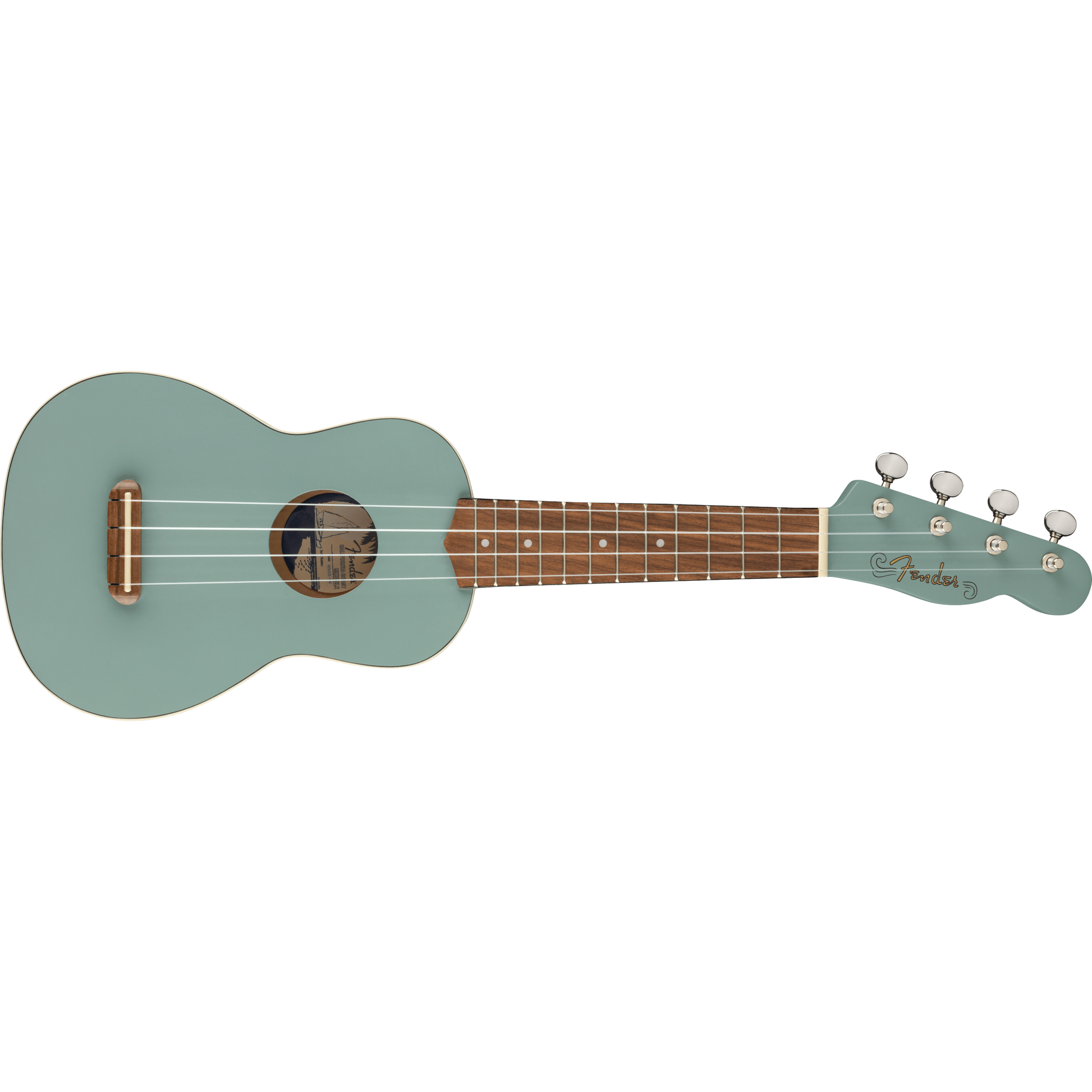 Fender Venice Soprano Ukulele, Walnut Fingerboard | Sonic Gray