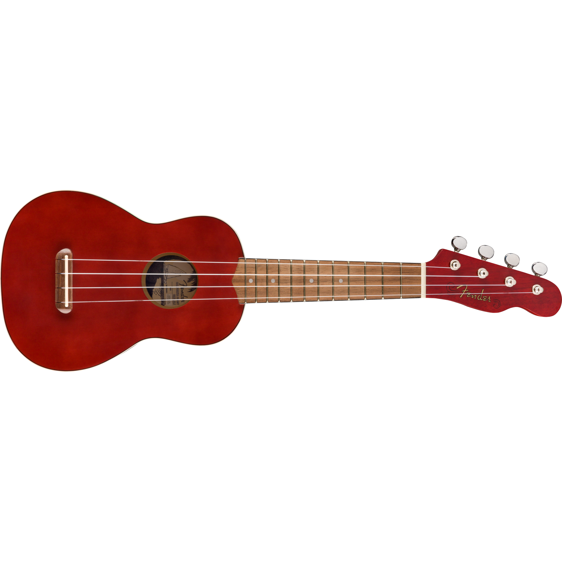 Fender Venice Soprano Ukulele, Walnut Fingerboard | Cherry