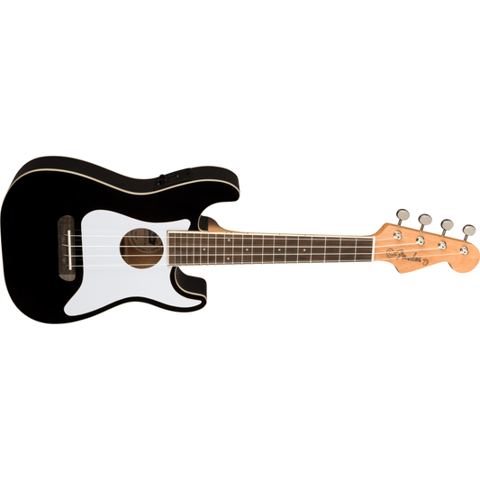 Fender Fullerton Stratocaster Ukulele in Black