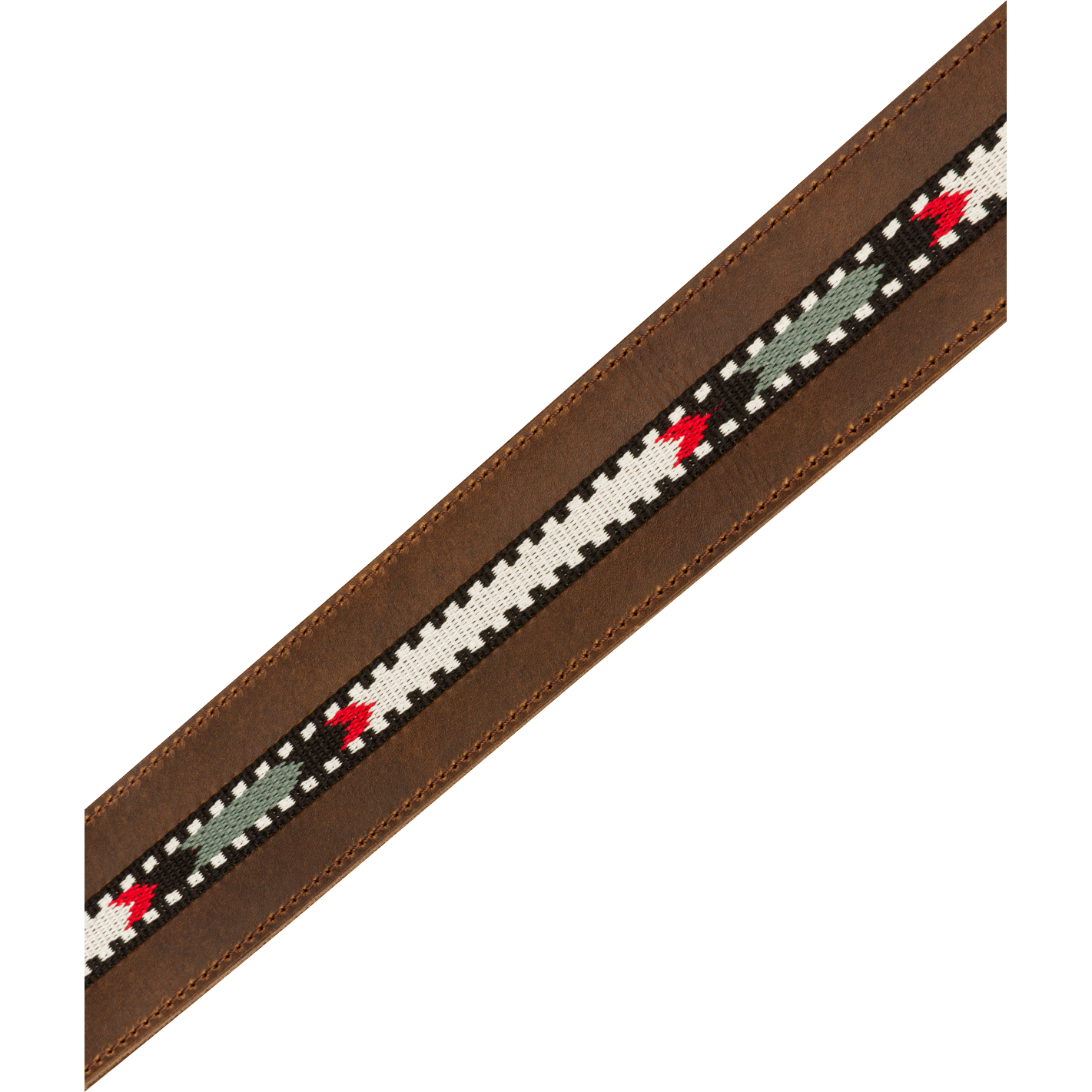 Fender Paramount Leather Strap for Acoustic Guitar | Brown