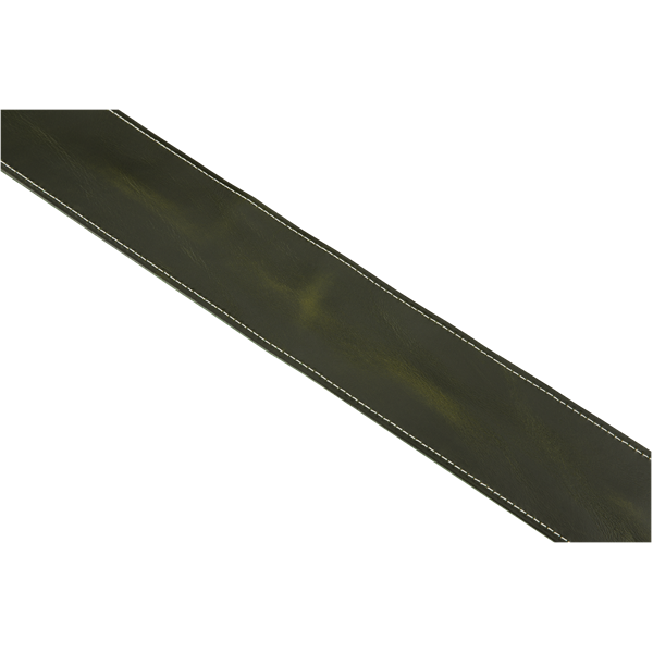 Fender Broken-in Leather Strap, Adjustable Length | Green | 2.5" Wide