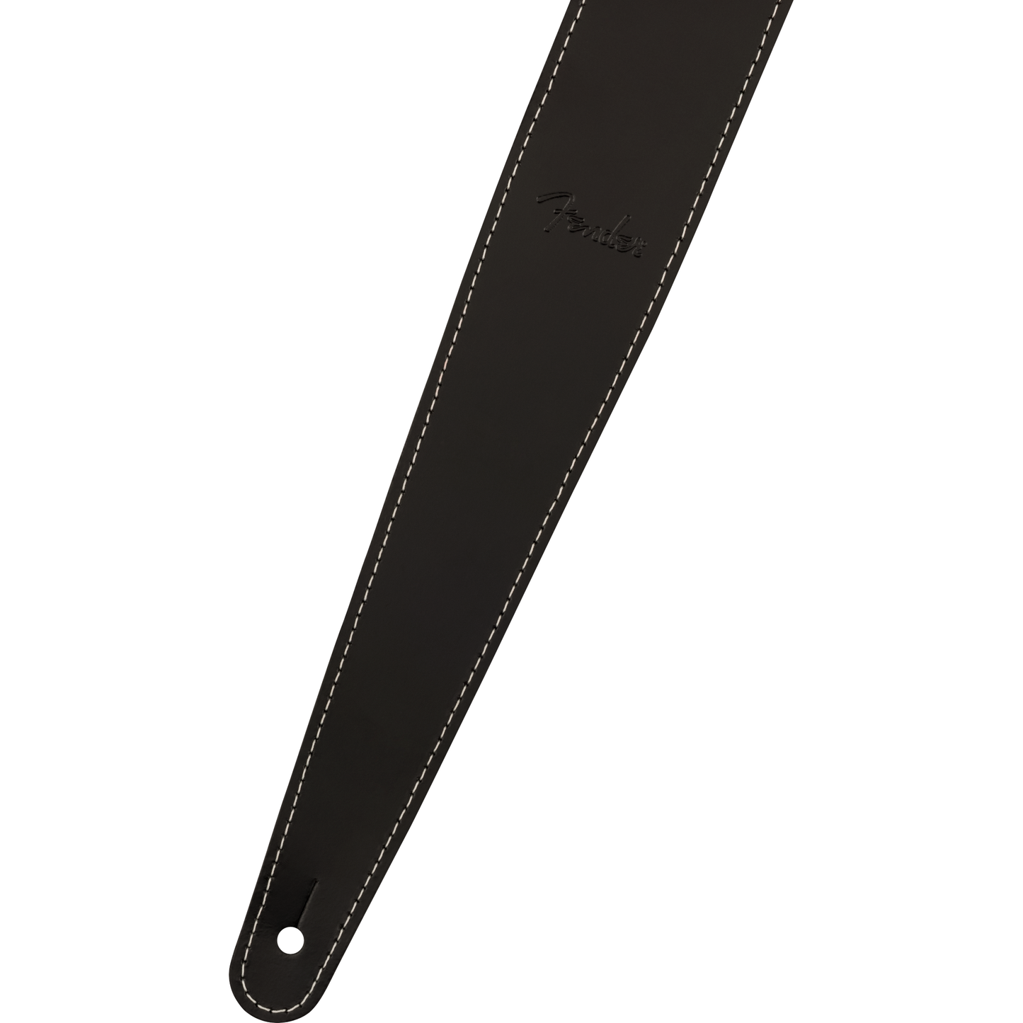 Fender Essentials Leather Strap for Guitar and Bass | Black