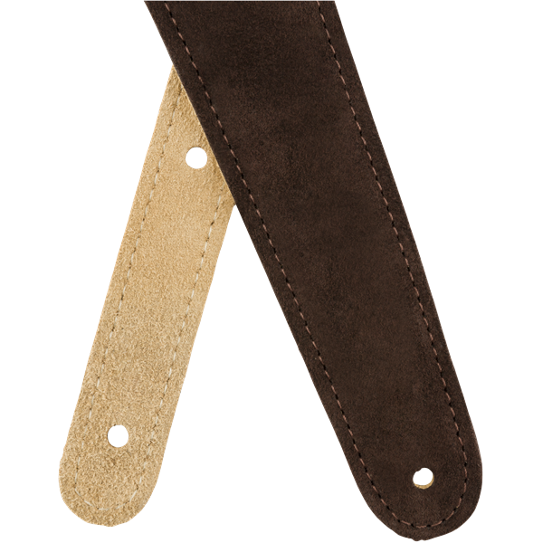 Fender Reversible Suede Strap for Guitar and Bass | Brown and Tan