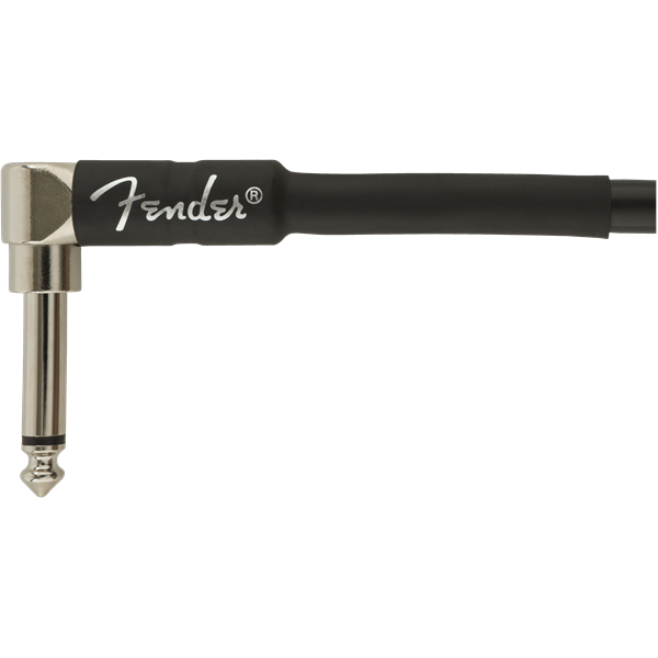 Fender Professional Series Instrument Cable 3m | Angled Jack | Black