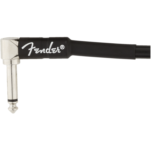 Fender Professional Series Instrument Cable 4.5m | Angled Jack | Black