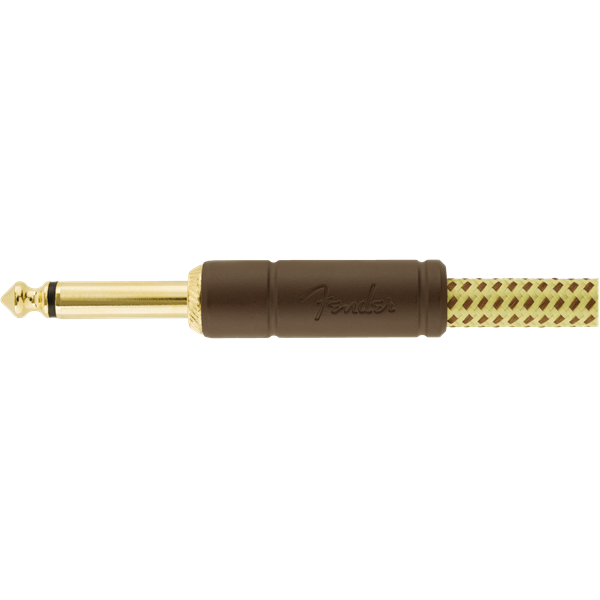 ​Fender Deluxe Series 3m Instrument Cable | Tweed Colours, Straight/Angle