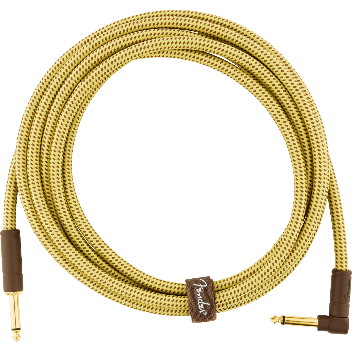 ​Fender Deluxe Series 3m Instrument Cable | Tweed Colours, Straight/Angle