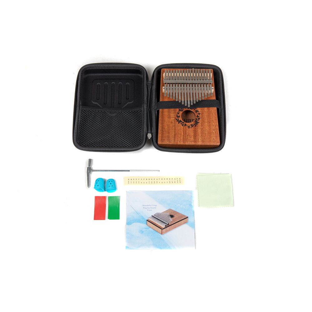PURE GEWA Acoustic KALIMBA / Mbira / Thumb piano | 17 keys | Leaves | F835540