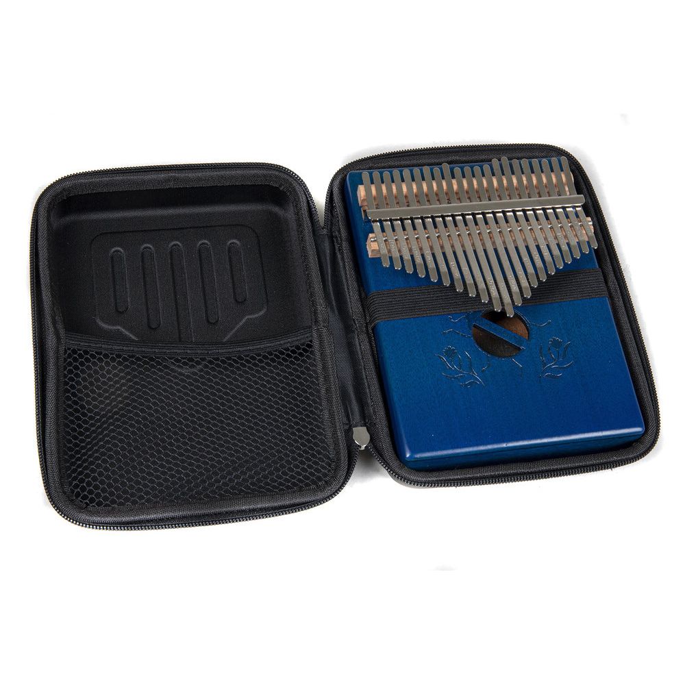 PURE GEWA Acoustic KALIMBA / Mbira / Thumb piano | 21 keys | Beetle | F835552 | Blue