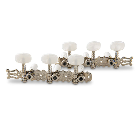 Classical Guitar Machine Heads Pro Arte 2X3 | With Lyra | Chrome-Plated | By Gewa