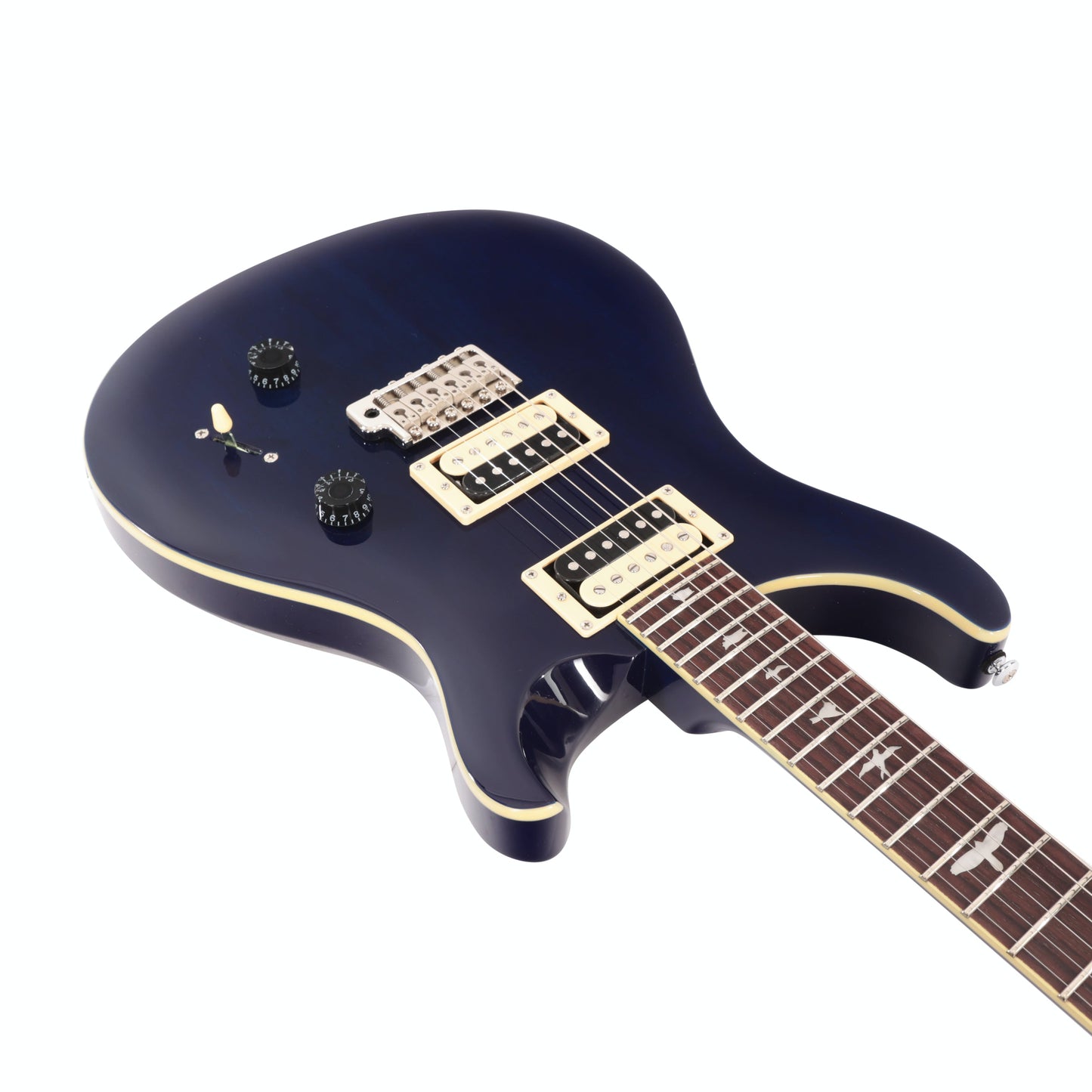 PRS SE Standard 24 Birds Electric Guitar | Translucent Blue | ST4TB