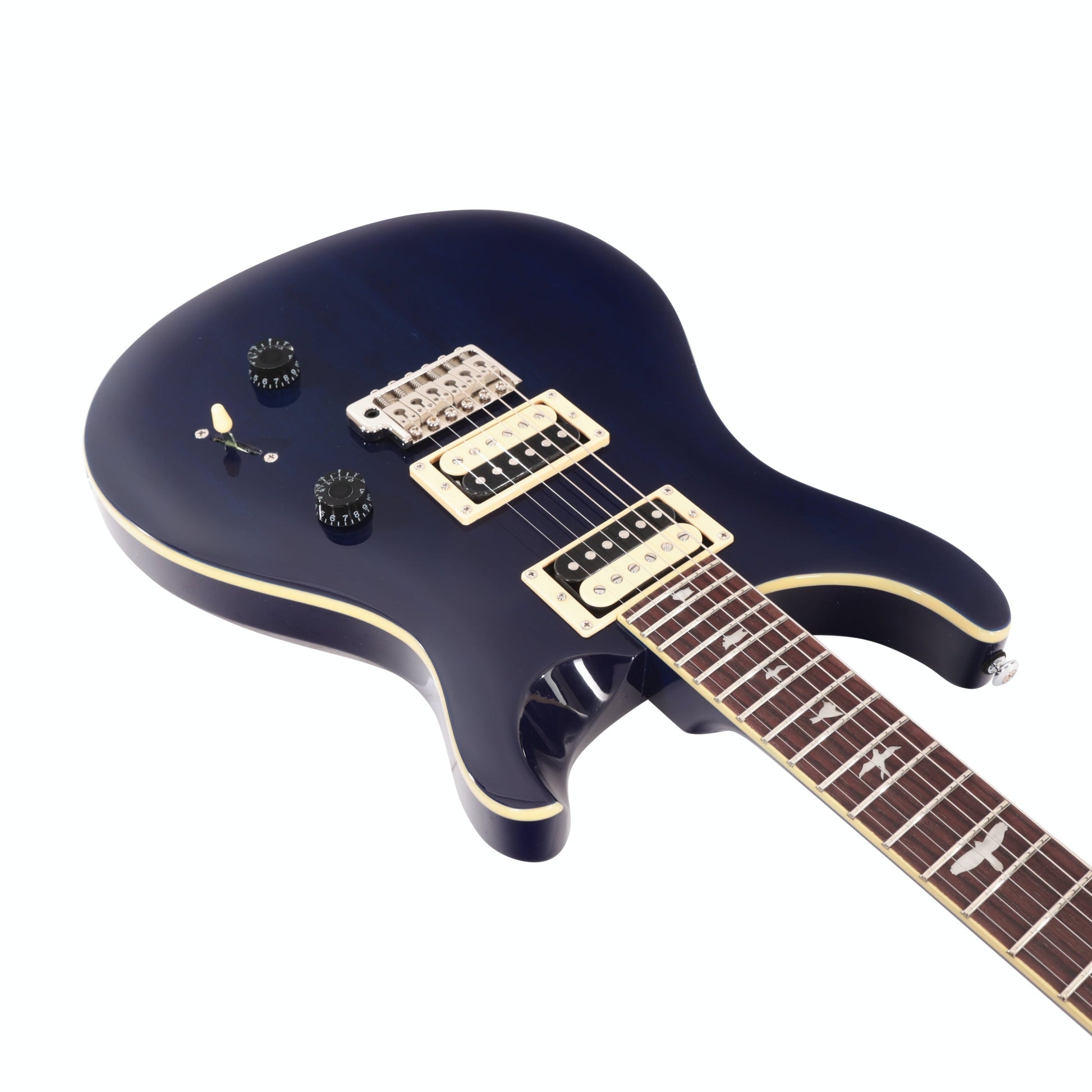PRS SE Standard 24 Birds Electric Guitar | Translucent Blue | ST4TB