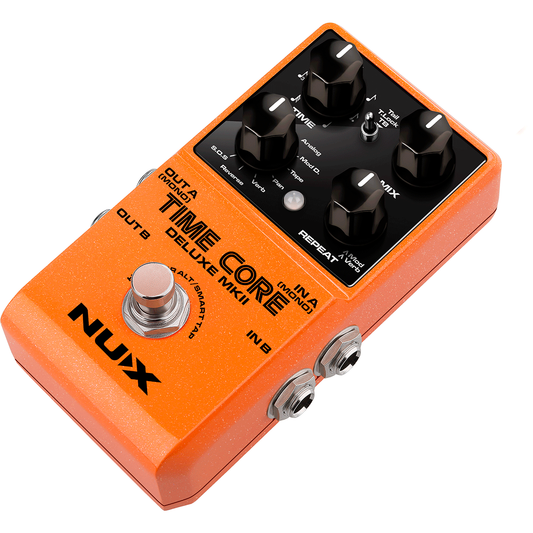 NUX | Time Core Deluxe MKII | Delay & Looper Pedal Effect | 7 Different Types And a Phrase​