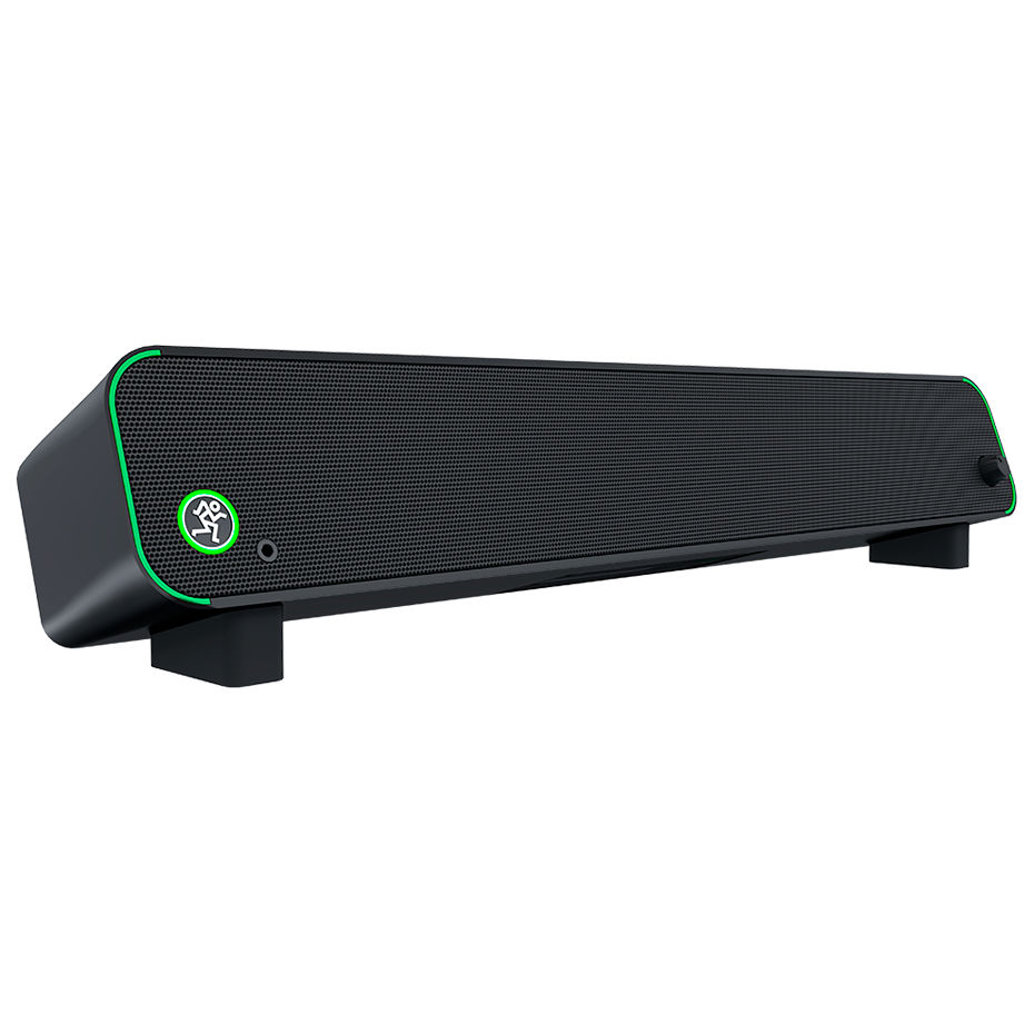 Mackie CR StealthBar Desktop/PC Soundbar | Soundbar with Bluetooth | Sound-enhancing Presets | USB Connectivity | 50W | Convenient Headphone Out and Volume Controls