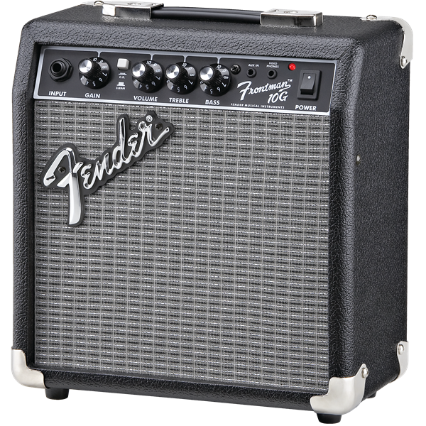 Fender Frontman 10G Guitar Amp | 10 Watts | Clean and Distortion Tones | Headphone Output for Silent Practising | Great for Beginners