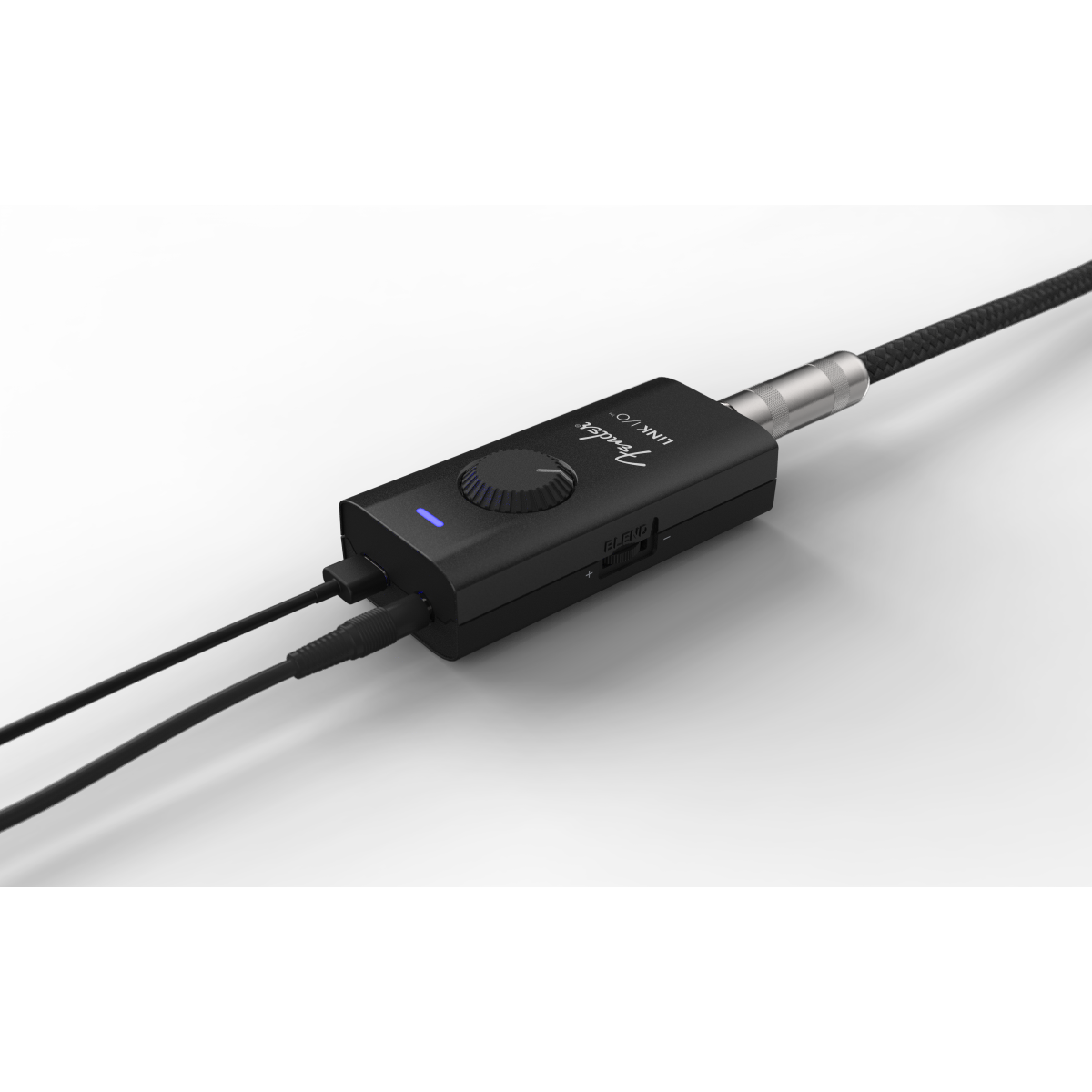 Fender Link I/O Audio Interface | USB-C Connection | 24-bit / 96kHz Audio | Pocket Sized | Black
