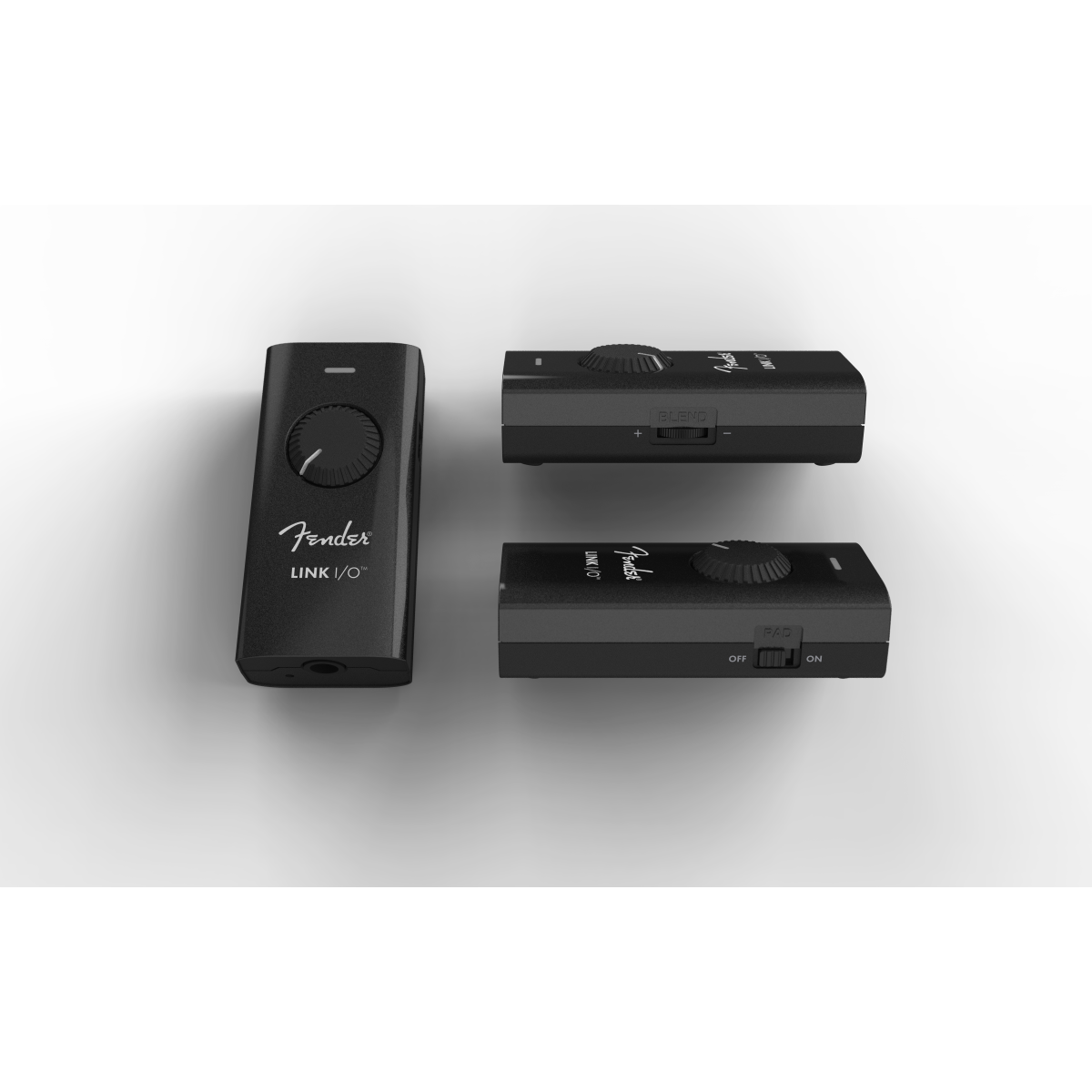 Fender Link I/O Audio Interface | USB-C Connection | 24-bit / 96kHz Audio | Pocket Sized | Black