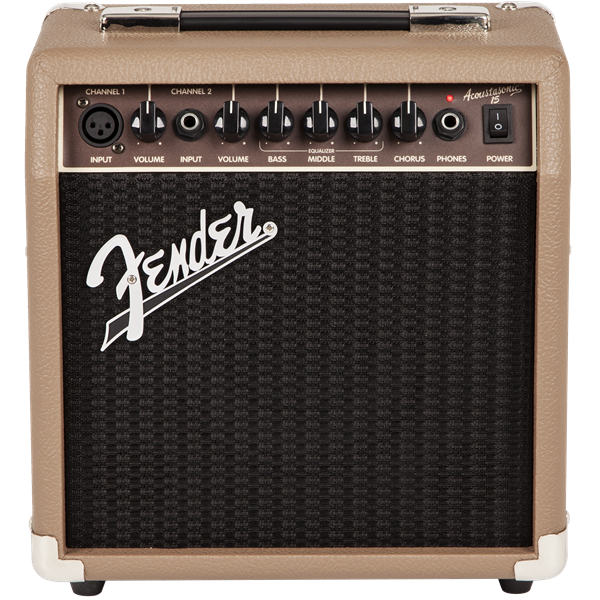 Acoustasonic 15 by Fender | 15W Acoustic Guitar Amp