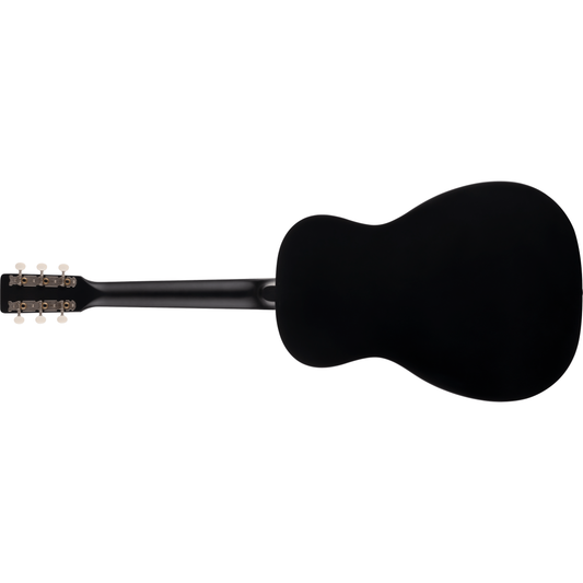 Gretsch® G9520E Gin Rickey ™ 24” Acoustic/Electric Guitar with Soundhole Pickup |Basswood Body | Walnut Fingerboard |Colour Smokestack Black | Non Cutaway