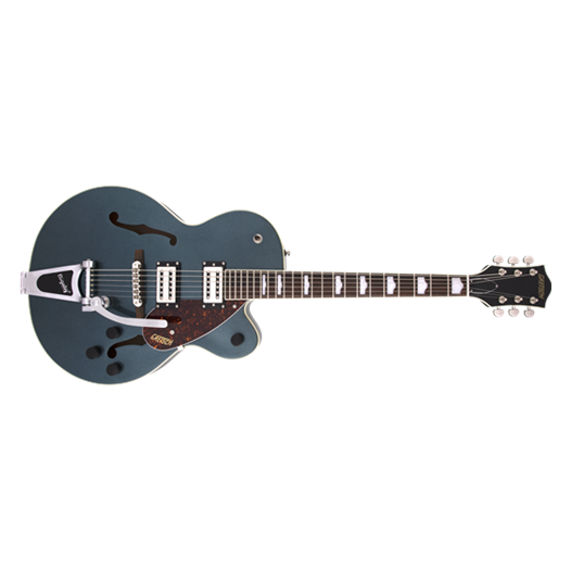 Gretsch G2420T Streamliner Hollow Body Guitar with Bigsby | Gunmetal | Hard Case Included