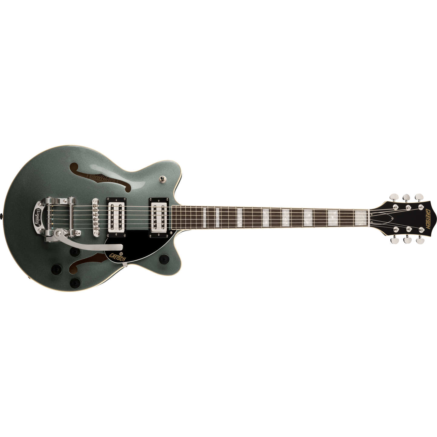 Gretsch G2655T Streamliner Center Block Jr. Double-Cut with Bigsby | Stirling Green | Electric Guitar