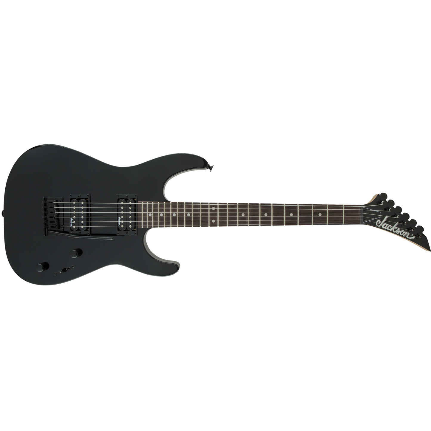 Jackson JS11 Dinky | Gloss Black with Amaranth Fretboard