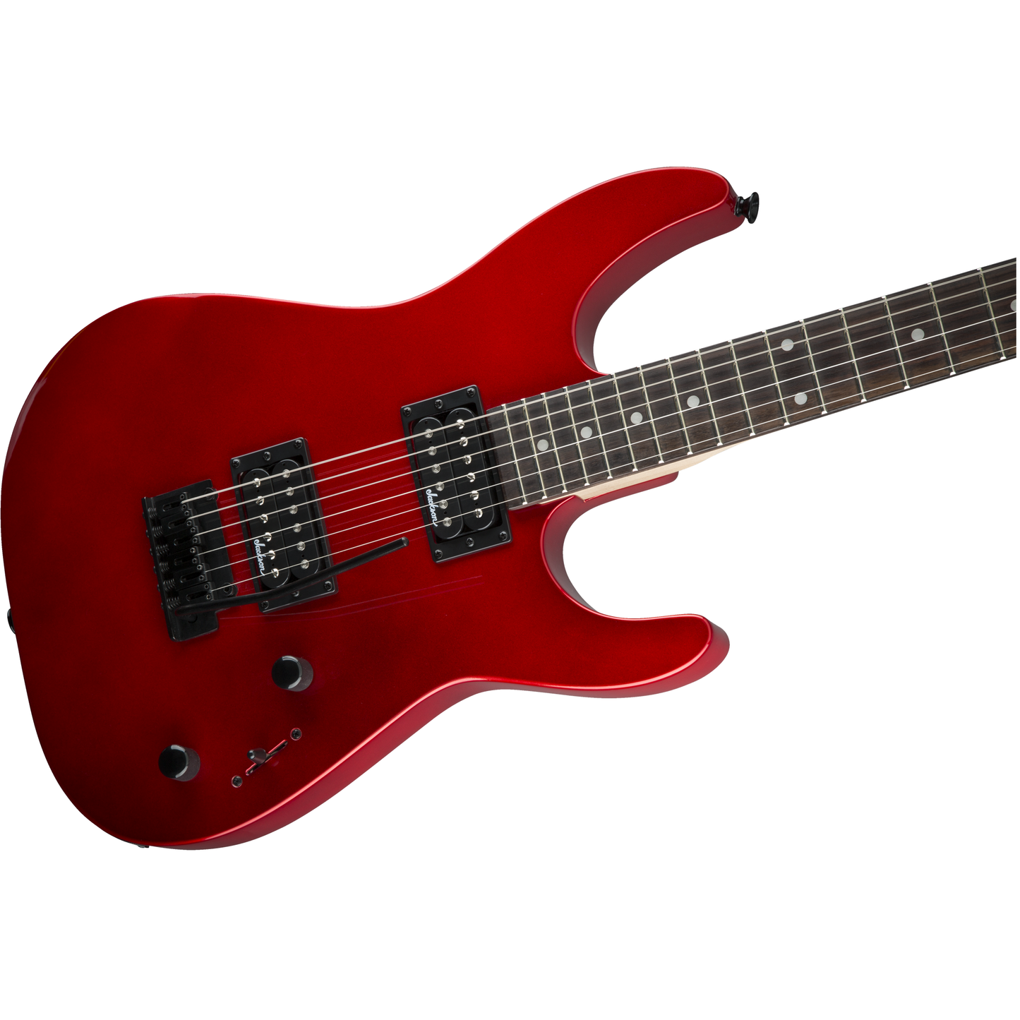 Jackson JS11 Dinky | Metallic Red​​ with Amaranth Fretboard
