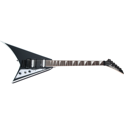 Jackson JS32 Rhoads Electric Guitar | Amaranth Fingerboard | Black with White Bevels