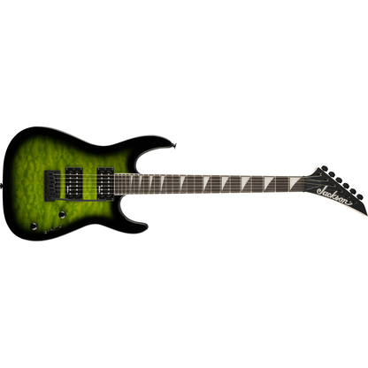 Jackson JS20 DKQ 2PT Dinky Electric Guitar | Amaranth Fingerboard | Transparent Green Burst