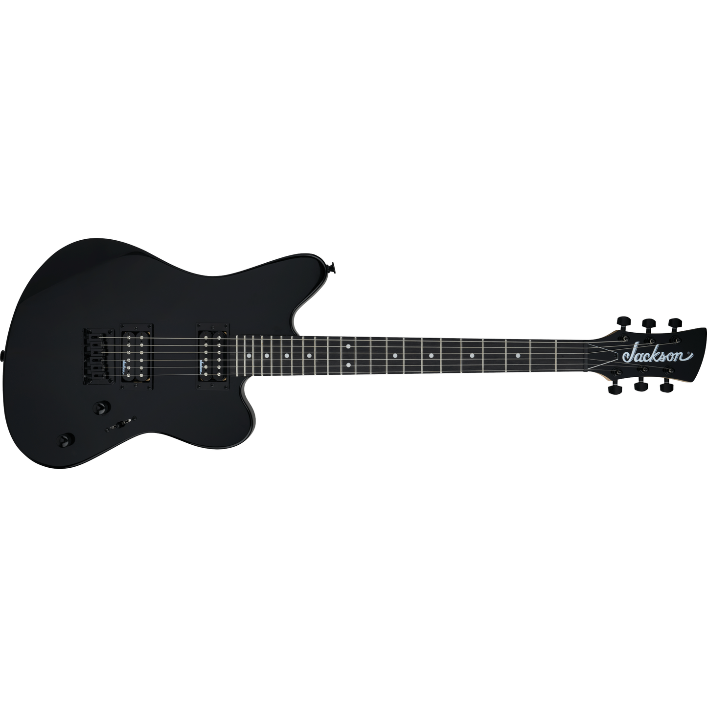 Jackson JS22 Surfcaster HT Electric Guitar | Hardtail Bridge | Humbucker Pickups | Gloss Black