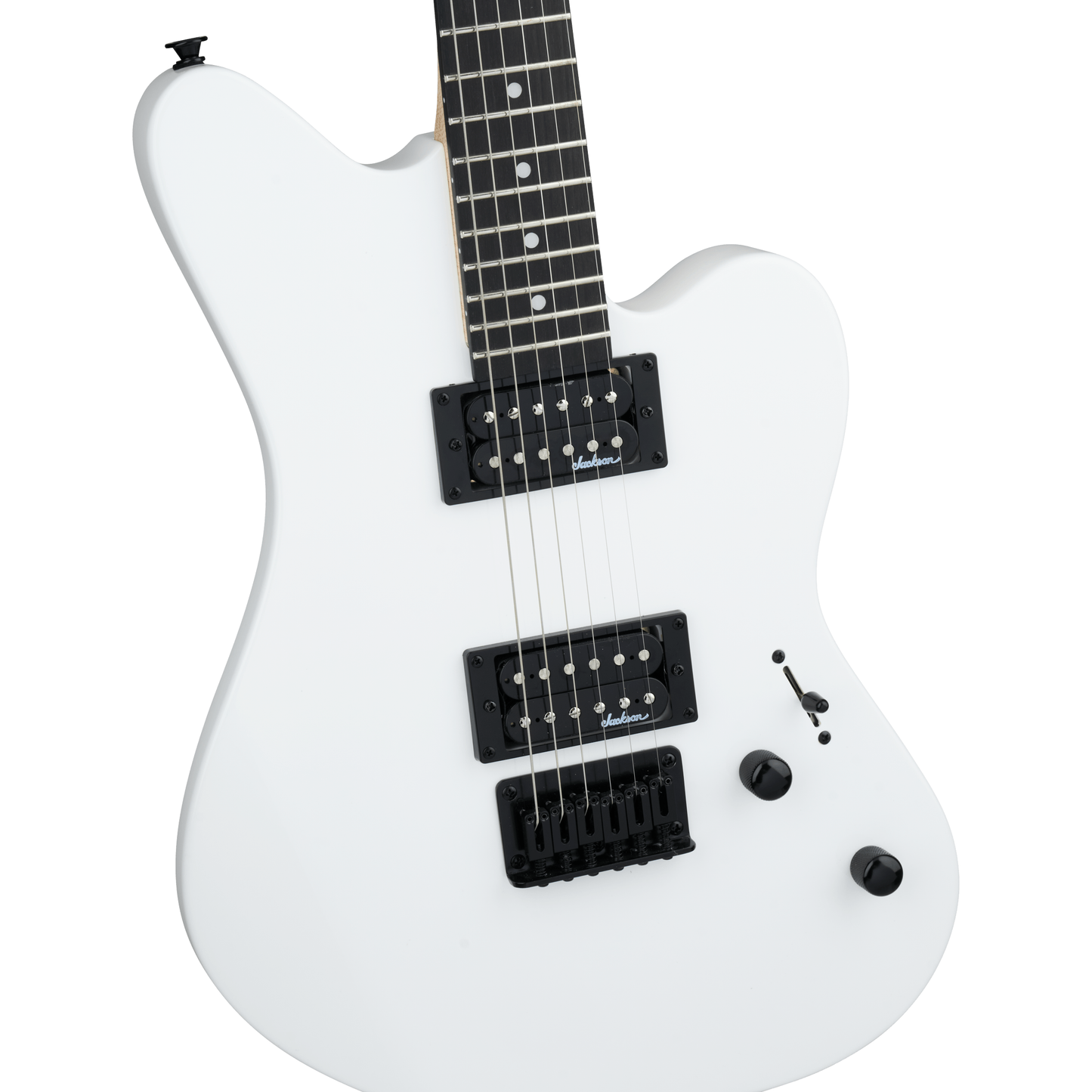 Jackson JS22 Surfcaster HT Electric Guitar | Hardtail Bridge | Humbucker Pickups | Snow White