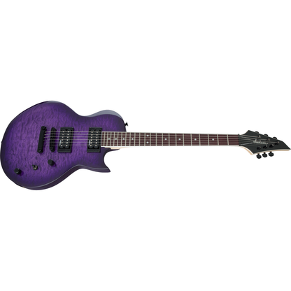 Jackson JS22Q Monarkh SC Electric Guitar | Amaranth Fingerboard | Transparent Purple Burst
