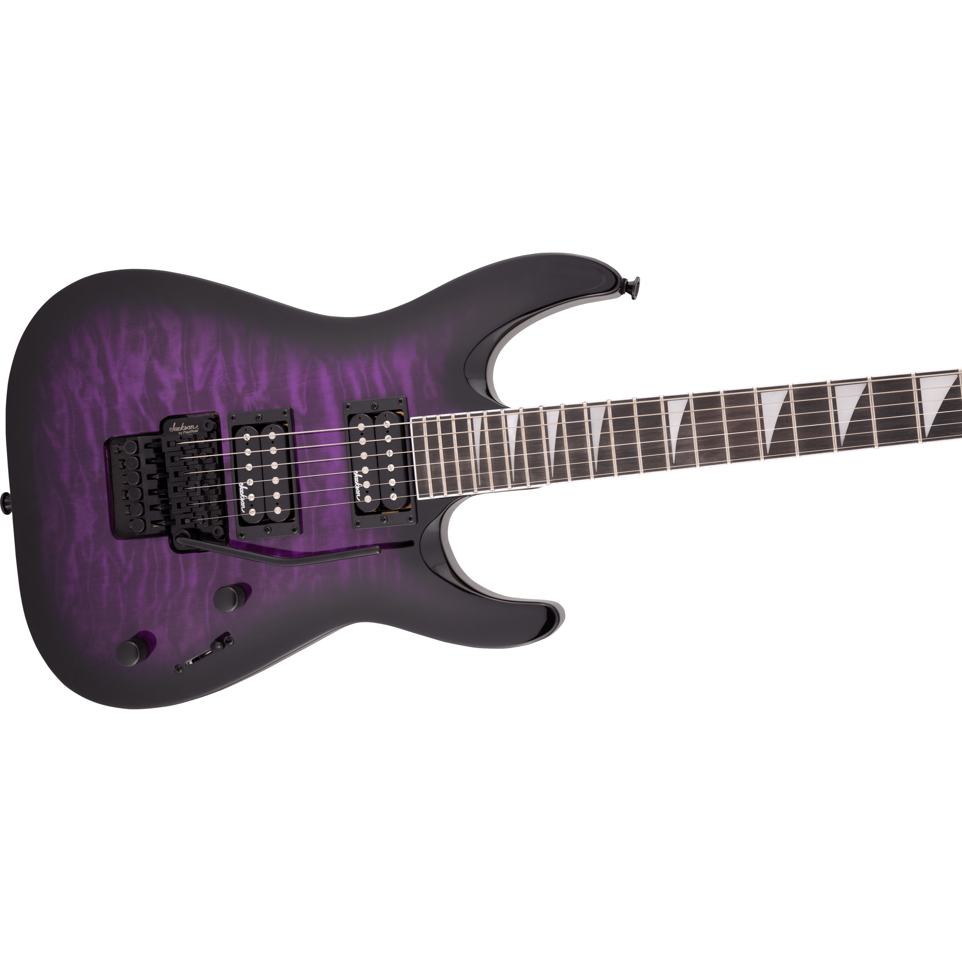 Jackson Dinky Arch Top JS32 DKA Electric Guitar | Amaranth Fingerboard | Transparent Purple Burst