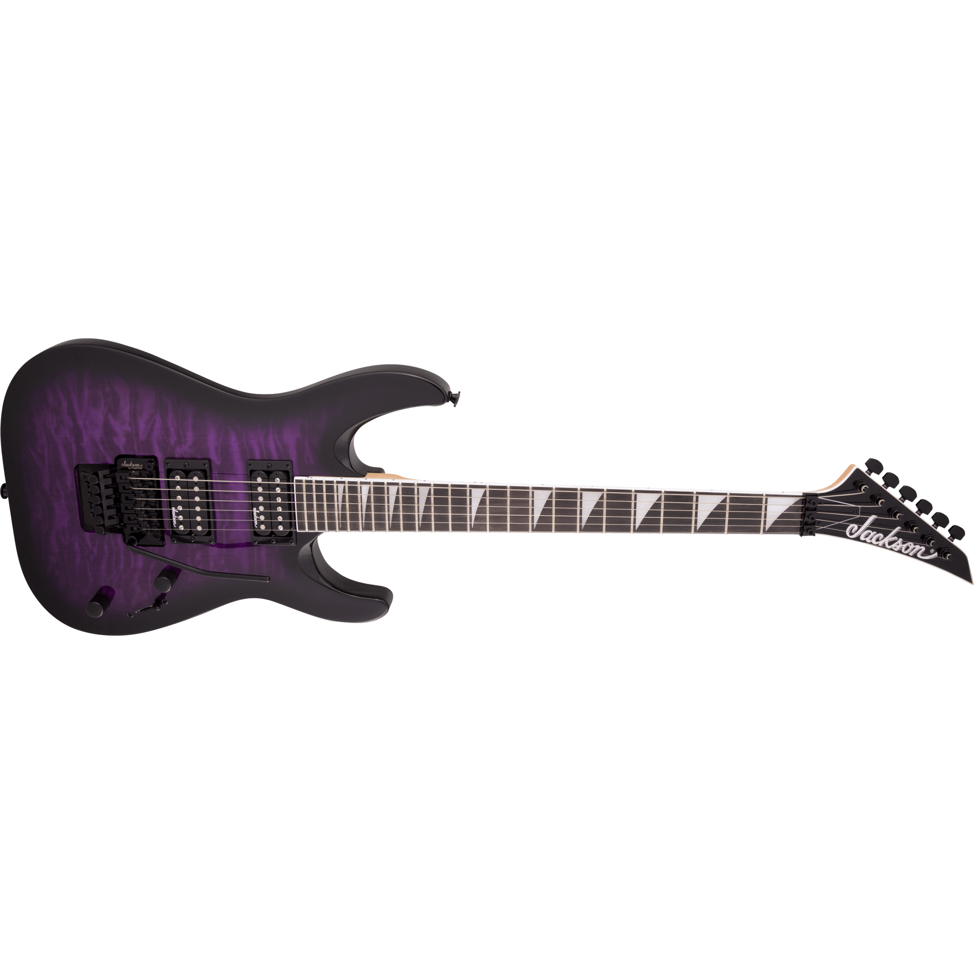 Jackson Dinky Arch Top JS32 DKA Electric Guitar | Amaranth Fingerboard | Transparent Purple Burst