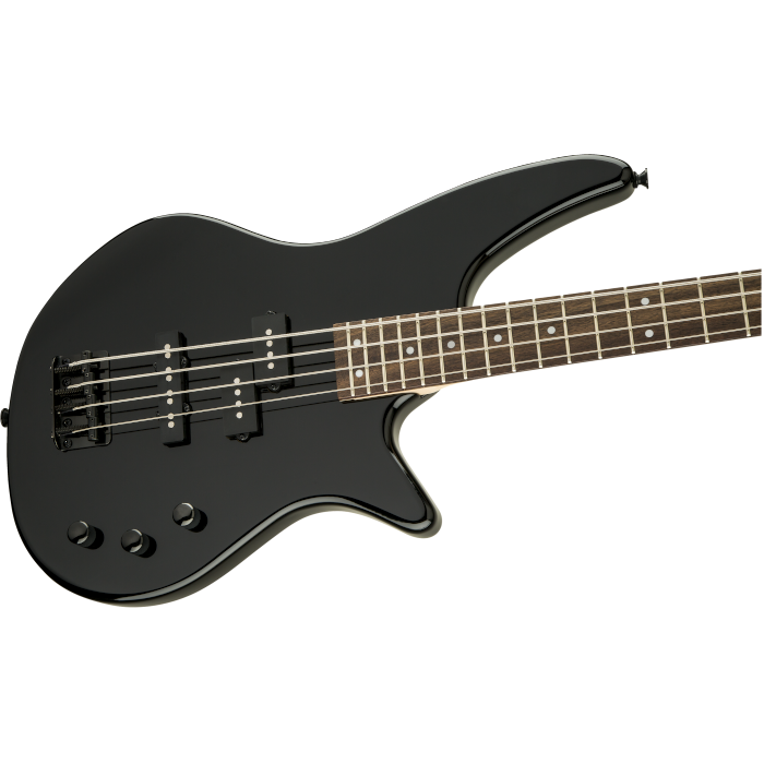 Jackson JS Series Spectra Bass Guitar JS2 in Gloss Black | 24 Frets | Active or Passive Pickup Selector