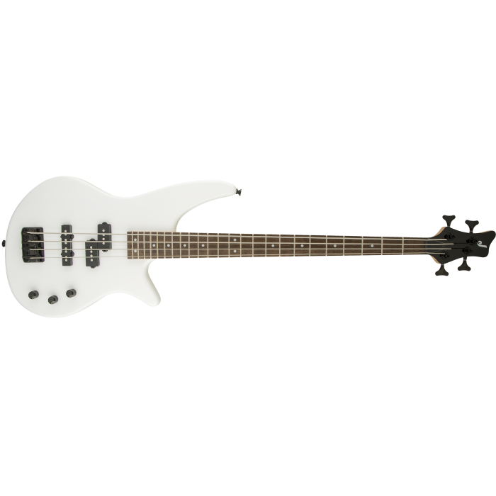 Jackson JS Series Spectra Bass Guitar JS2 in Snow White | 24 Frets | Active or Passive Pickup Selector