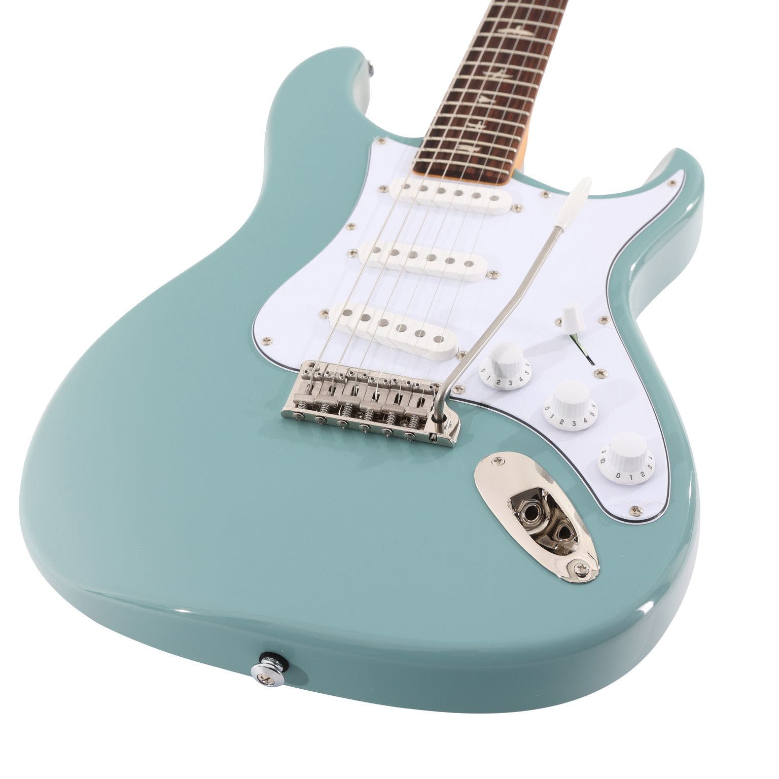 PRS SE Silver Sky Electric Guitar | Stone Blue | Maple Neck | Rosewood Fingerboard | 3 Single-coil Pickups | J2R2J
