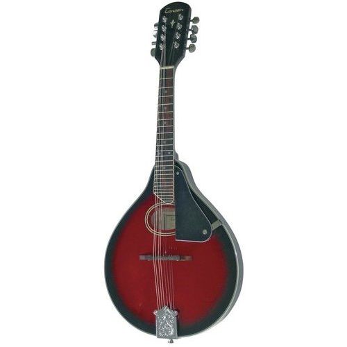 Mandolin in Cherry Red including Case by GEWA | Teardrop Shaped