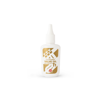 T1 Valve Oil by La Tromba | With Silicone | Suitable for Piston and Rotary Valve Instruments | Keeps Valves Free and Smooth