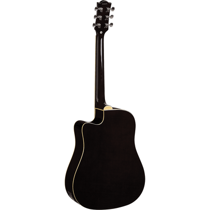 Ranger Cutaway Natural EQ by Eko Guitars | Dreadnought, Electro Acoustic Guitar