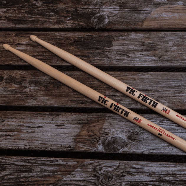 American Classic 5B Drumsticks Pair by Vic Firth | Hickory
