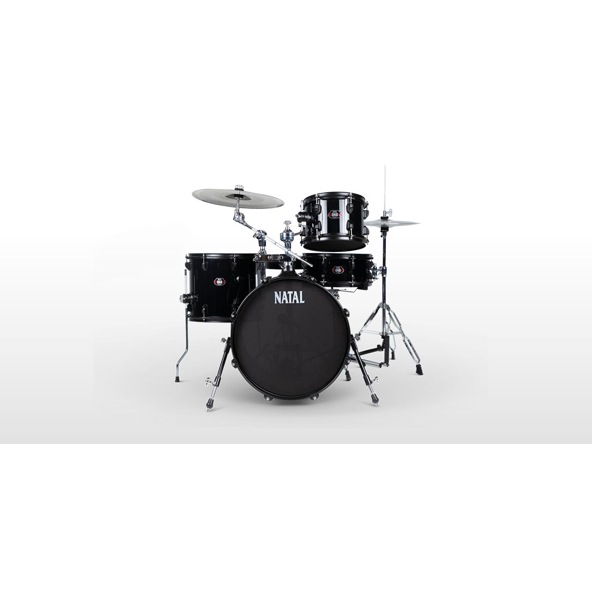 NATAL DNA STEALTH Silent Drum Kit With Mesh Heads And Silent Cymbals | Suitable for Beginners