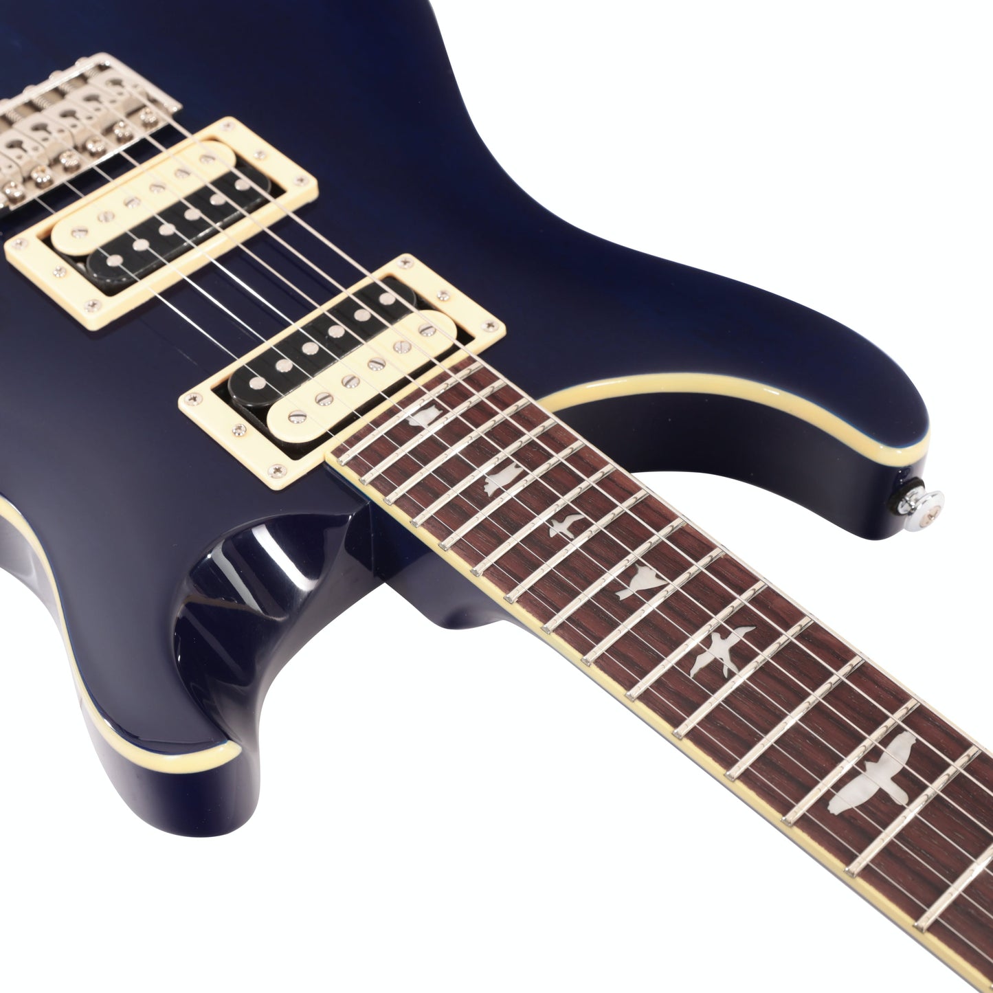 PRS SE Standard 24 Birds Electric Guitar | Translucent Blue | ST4TB